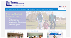 Desktop Screenshot of brownellinsurance.com